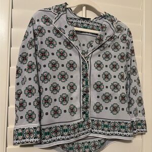 Sandro Blue Ciel Pajama shirt